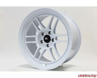 MST Suzuka Series Wheel 18x9.5 5X114.3 25mm Alpine White - 19-89565-25-WHT