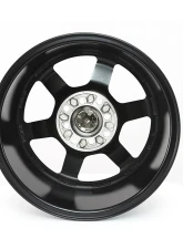 MST Time Attack Series Wheel 16x8.0 5x114.3 +20mm Black w/ Machined Lip                                     - 01T-6865-20-BLKL - Image 4