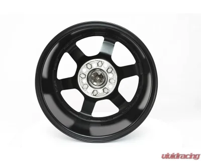 MST Time Attack Series Wheel 15x8.0 4x100/4x114.3 0mm Black w/ Machined Lip - 01T-5816-0-BLKL