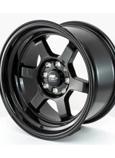 MST Time Attack Series Wheel 16x8.0 4x100 20mm Glossy Black                                     - 01T-6849-20-BLK - Image 3