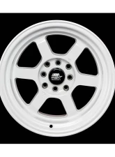 MST Time Attack Series Wheel 16x8.0 4x100 20mm Glossy White                                     - 01T-6849-20-WHT - Image 4