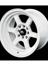 MST Time Attack Series Wheel 16x8.0 5x114.3 20mm Glossy White                                     - 01T-6865-20-WHT - Image 3