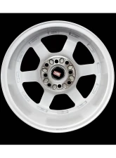 MST Time Attack Series Wheel 16x8.0 5x114.3 20mm Glossy White                                     - 01T-6865-20-WHT - Image 4