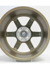 MST Time Attack Series Wheel 16x8.0 4x100 +20mm Matte Bronze w/ Bronze Machined Lip                                     - 01T-6849-20-BRBL - Image 4