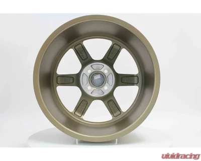 MST Time Attack Series Wheel 15x8.0 4x100/4x114.3 0mm Matte Bronze w/ Bronze Machined Lip - 01T-5816-0-BRBL