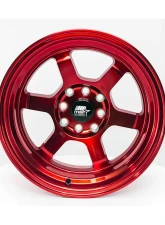 MST Time Attack Series Wheel 15x8.0 4x100/4x114.3 0mm Ruby Red                                     - 01T-5816-0-FRED - Image 4