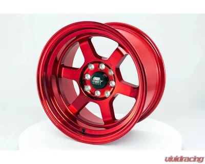 MST Time Attack Series Wheel 15x8.0 4x100/4x114.3 0mm Ruby Red - 01T-5816-0-FRED