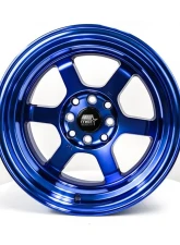 MST Time Attack Series Wheel 15x8.0 4x100/4x114.3 0mm Sonic Blue                                     - 01T-5816-0-BLU - Image 4