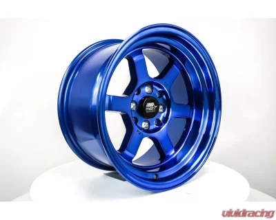 MST Time Attack Series Wheel 15x8.0 4x100/4x114.3 0mm Sonic Blue - 01T-5816-0-BLU