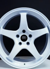 MST Flow Formed CR Series Wheel 18x8.5 5x114.3 +35mm Alabaster White                                     - D2-88565-35-ABW - Image 4