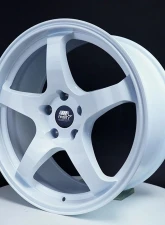 MST Flow Formed CR Series Wheel 18x8.5 5x114.3 +35mm Alabaster White                                     - D2-88565-35-ABW - Image 3