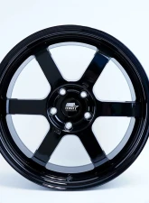 MST Wheels Time Attack Series  18x9.5 5x114.3 +40mm Glossy Black                                     - D3-89565-40-BLK - Image 4