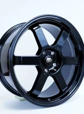 MST Wheels Time Attack Series  18x9.5 5x114.3 +40mm Glossy Black                                     - D3-89565-40-BLK - Image 2