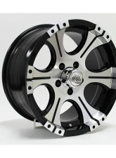 Scale 4x4 Ace Series S333 Wheel 15x8.0 6x139.7 0mm Black w/ Machined Face                                     - S333-5883 - Image 2