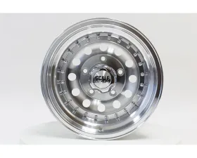 Scale 4x4 Bandit II Series Wheel 14x6.0 5x114.3 6mm Machined Clear Coat