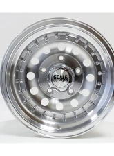 Scale 4x4 Bandit II Series Wheel 16x8.0 6x139.7 0mm Machined Clear Coat                                     - S62-6883 - Image 4