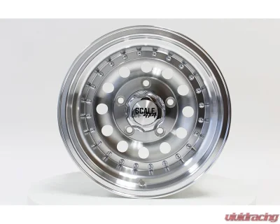 Scale 4x4 Bandit II Series Wheel 15x8.0 5x114.3 -19mm Machined Clear Coat - S62-5865