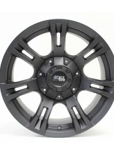 Scale 4x4 Buckshot Series Wheel 17x9.0 5x114.3/5x127 -6mm Matte Black                                     - S7077-7929 - Image 3