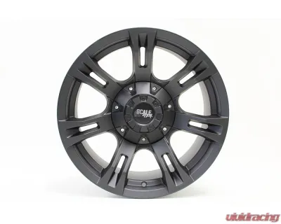 Scale 4x4 Buckshot Series Wheel 17x9.0 5x114.3/5x127 -6mm Matte Black - S7077-7929