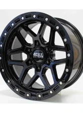 Scale 4x4 S02 Series Wheel 17x8.5 6x139.7 -10mm Glossy Black                                     - S02-78583-N10-BLK - Image 2