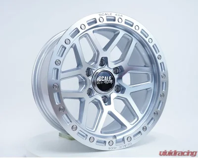 Scale 4x4 S02 Series Wheel 17x8.5 6x139.7 -10mm Machined - S02-78583-N10-MAC