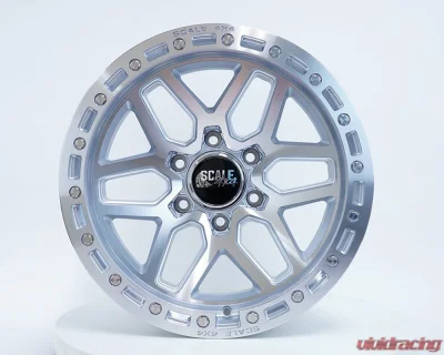 Scale 4x4 S02 Series Wheel 17x8.5 6x139.7 -10mm Machined - S02-78583-N10-MAC