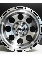 Scale 4x4 S52 Series Wheel 15x10 6x139.7 -46mm Glossy Black w/ Machined Face                                     - S52-5183-N46-BMF - Image 4