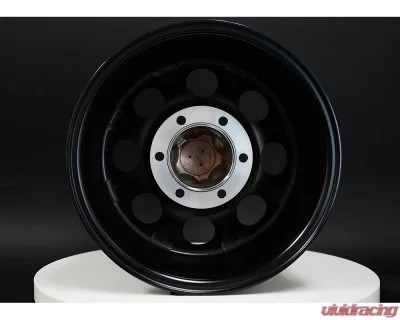 Scale 4x4 S52 Series Wheel 16x8 6x139.7 0mm Glossy Black w/ Machined Face - S52-6883-0-BMF