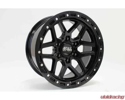 Scale 4x4 S02 Wheels 17x8.5 6x139.7 Matte Black - S02-78583-N10-MBK