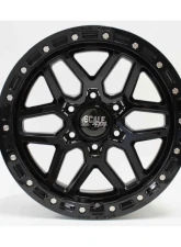 Scale 4x4 S02 Wheels 17x8.5 6x139.7 Matte Black                                     - S02-78583-N10-MBK - Image 5