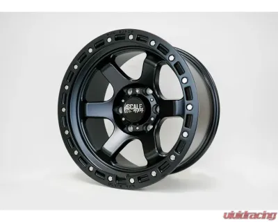 Scale 4x4 S03 Wheels 17x9.0 6x139.7 Matte Black - S03-7983-N25-MBK