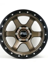 Scale 4x4 S03 Wheels 17x9.0 6x139.7 Matte Bronze w/ Black Bead Lock                                     - S03-7983-N25-MBZ - Image 3