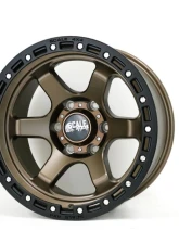 Scale 4x4 S03 Wheels 17x9.0 6x139.7 Matte Bronze w/ Black Bead Lock                                     - S03-7983-N25-MBZ - Image 2
