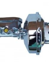 Leed Brakes 9" Chrome Power Booster 1-1/8" Bore Flat Top Aluminum Master Pontiac GTO 1964-1972                                     - 2F605 - Image 6