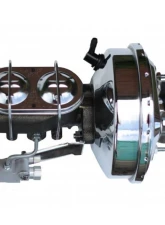 Leed Brakes 9" Chrome Power Booster 1-1/8" Bore Cast Iron Master Pontiac Tempest 1964-1970                                     - 2FBB2 - Image 8