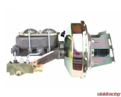 Leed Brakes 9" Zinc Power Booster 1-1/8" Bore Master, Side Mount Valve Disc Drum Chevrolet Nomad 1955-1957 - 3E1A1