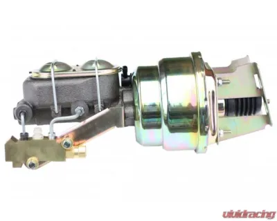 Leed Brakes 7" Zinc Dual Power Booster 1-1/8" Bore Master Side Mount Valve Disc Disc Chevrolet Nomad 1955-1957 - 3K1A3