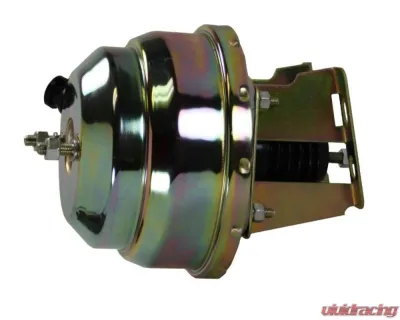 Leed Brakes 8" Zinc Dual Power Booster 1-1/8" Bore Master Side Mount Valve Disc Drum Chevrolet Nomad 1955-1957 - 3M1A1