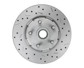 Leed Brakes Cross Drilled & Slotted Maxgrip XDS Rotor Ford Mustang 1964-1967