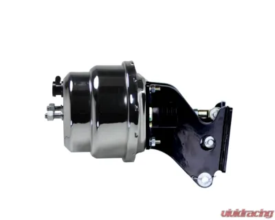 Leed Brakes 7" Chrome Dual Power Booster 1-1/8" Bore Flat Top Master GMC K15 | K1500 Pickup 1967-1972 - 776