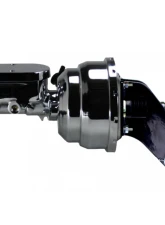 Leed Brakes 8" Chrome Dual Power Booster 1-1/8" Bore Flat Top Master GMC K15 | K1500 Pickup 1967-1972                                     - 796 - Image 2