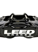Leed Brakes 4 Piston Black Maxgrip Lite Aluminum Calipers & Rotors Ford Mustang 1964-1967                                     - BCC0005RKX - Image 3
