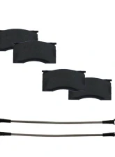 Leed Brakes 4 Piston Black Maxgrip Lite Aluminum Calipers & Rotors Ford Mustang 1964-1967                                     - BCC0005RKX - Image 6