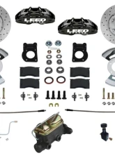 Leed Brakes 4 Piston Black Maxgrip Lite Front Disc Brake Conversion Ford Mustang 1964-1966                                     - BFC0005-405X - Image 9