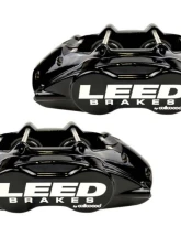 Leed Brakes 4 Piston Black Maxgrip Lite Front Disc Brake Conversion Ford Mustang 1964-1966                                     - BFC0005-405X - Image 2