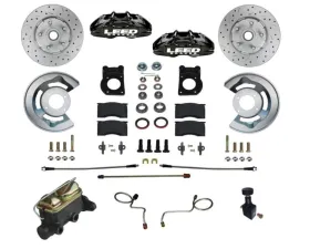 Leed Brakes 4 Piston Maxgrip Lite Manual Disc Brake Conversion Mercury Cyclone 1967-1969