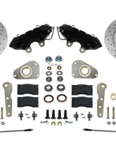 Leed Brakes Spindle Kit w/ Drilled Rotors & Black Powder Coated Calipers Ford Victoria 1957-1960                                     - BFC0025SMX - Image 7