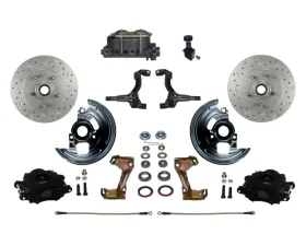 Leed Brakes Manual Front Disc Brake Kit w/ Drilled & Slotted Rotors Valve Pontiac Tempest 1964-1970