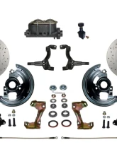 Leed Brakes Manual Front Disc Brake Kit w/ Drilled & Slotted Rotors Valve Pontiac Tempest 1964-1970                                     - BFC1002-305X - Image 8