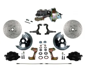 Leed Brakes Cast Iron Power Front Disc Brake Kit w/ 9